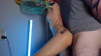 Preview 4 of Sweet Femedom - Naughty step sis let me fuck her tight ass