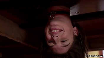 Preview 3 of Katia Max Porno - Butler makes brunette eat tied up blonde