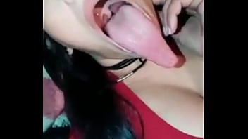 Preview 1 of House Owner Fuck Rent Girl - Long Tongue and Throat Show