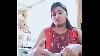 Preview 2 of Blad Real Porn - Swathi naidu enjoying while cooking with her boyfriend