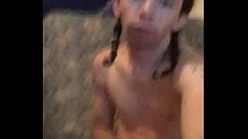 Preview 1 of Downblouse Jav - better video of LASH DEEPTHROATING HIS OWN COCK