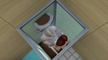 Preview 3 of 42 95 Boobs - The Sims 4 Gym locker room Sex