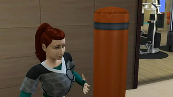 Preview 1 of 42 95 Boobs - The Sims 4 Gym locker room Sex