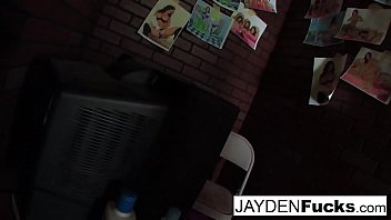 Preview 1 of Sprayingthick Load - Jayden Jaymes Plays With Her Big Boobs