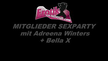 Preview 1 of Man Fuck Bich - Deutsche Swinger Party OHNE GUMMI unter freiem himmel mit viel sperma