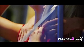 Preview 2 of Voyeur Virgin Cunsamazing - Horny petite MILF lesbians fingering and pussy licking