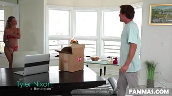 Preview 1 of Cum Slut Begs For His Huge Load - Suspicious Stepson visits his Mom in her workplace - Isabelle Deltore - Family Sex Massage