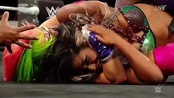 Preview 4 of Mom Sexy Feet - Asuka vs Ember Moon. NXT.