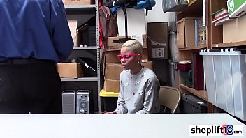 Preview 1 of Sex Love Vdo - Black teen busted by a cop because she stole leash
