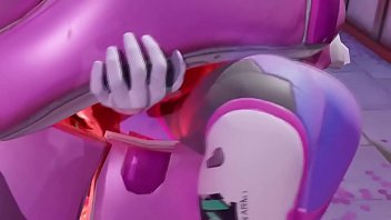 Preview 2 of Chubie Sex - D.VA GETS STUCK IN HER MECH THEN ANAL FUCKED