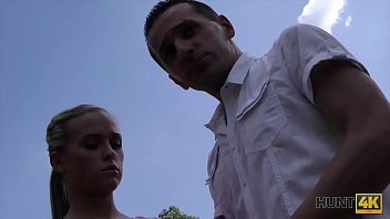 Preview 2 of Teen Sex Chess - HUNT4K. Man invites couple to his place and fucks teen girl for cash