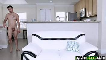 Preview 4 of Magic Enano - Shopoholic teen gets punhised by boyfriend making her suck his dong!