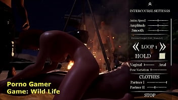 Preview 4 of Indian Brother And Sister Sleep - Wild Life Video Game play walkout