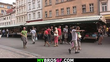 Preview 1 of Osqlczgje - He fucks brothers brunette gf from behind and gets busted