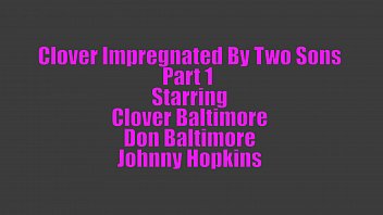 Preview 1 of Kerla Xxx Sexy Video - Clover Impregnated By Two StepSons SERIES