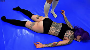 Preview 3 of Pakistni Xxxdasivideos - Female Wrestling Domination Victory Poses Submission