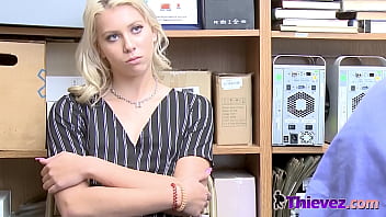 Preview 2 of Xxx Normel - Blonde Chanel whines as officer makes her take his hard cock deep