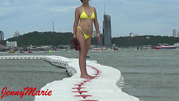 Preview 2 of Loren Mirandi - Jenny Marie 5. new yellow bikini