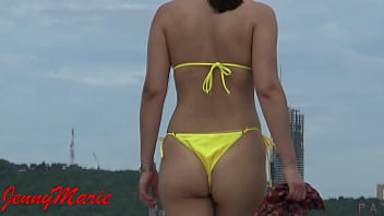 Preview 3 of Loren Mirandi - Jenny Marie 5. new yellow bikini