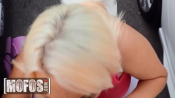 Preview 2 of Xse Vidos Hd - MOFOS - As Soon As Jordi Cums On Her Face,  Blondie Fesser Asks Him To Bring Her Shopping As A Payment For Her Service