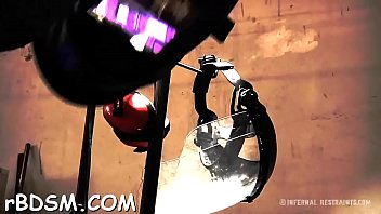 Preview 1 of Zoofuk Women - Masked beauty gets her bumpers bounded hard with toy drilling