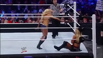 Preview 3 of Astonishing Cunt Gape Parade - Kelly Kelly stinkfaces Beth Phoenix.