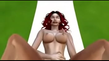 Preview 3 of Woman Rape Small Boy - Latina sim gives blow job and gets fucked