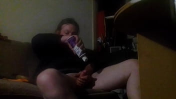 Preview 1 of Incest Porn Daddy - Im erect so i put lube on my cock and pull it.