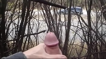 Preview 3 of Blackmail Mom Incest - outdoor jerking