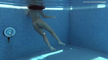 Preview 4 of Desi Maids - Diana Rius with hot tits touches her body underwater
