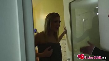 Preview 1 of Alessandra De Cruzeiro Sp - Stepsister Pranks Two Big Cocks