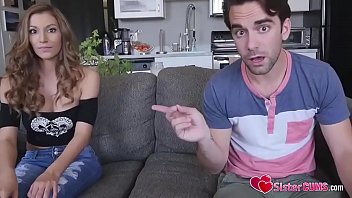 Preview 2 of Lesbians Forced Innocent Girl - SisterCums.com ⏩ Recording while Fucking My Stepsister at Living Room,  Moka Mora,  Tony Profane