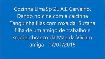 Preview 1 of Hooker Cum Shot - Cdzinha LimaSp Dando para um casado com a calcinha tanguinha Roxa com lilas da Suzana 21012019