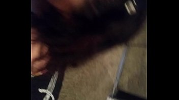 Preview 4 of Upskirt Frontal No Panty - Allyssa cardona  blowing mikes big dick