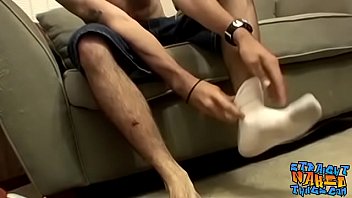 Preview 1 of Xxx Mujra X - Skinny hairy straight thug rubs his small cock and cums