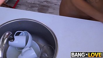Preview 3 of Lesbians Fu - Canela Skin In Big Booty Maid Gets It In The Ass