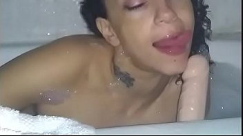 Preview 1 of Gree Olsen - Fucking my wet pussy with big dildos and having trashy threesome&#039_s with Sexy as black men