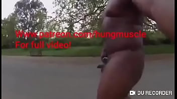 Preview 2 of Girl Father Incest - Walking NAKED In PUBLIC Park