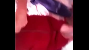 Preview 1 of Larissa Manoela Chiquititas - Mature mom streap red hot dress