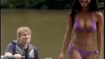 Preview 3 of Cream Kelsi - Freshwater:  Sexy Islander Bikini Girl On Dock