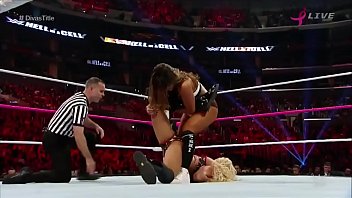 Preview 3 of New Sexy 2020 Hd Video Hd - Nikki Bella vs Charlotte. Hell in a Cell 2015.