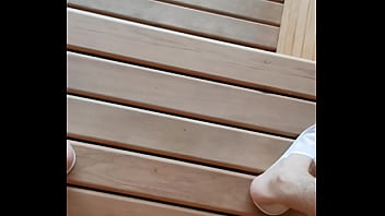 Preview 3 of Girl Anmal Dog - cum on sauna