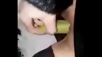 Preview 2 of Full Pronhub - Russian girl masturbate bananas in the car