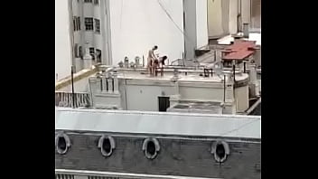 Preview 1 of Wife Cant Cum - fuck on the roof