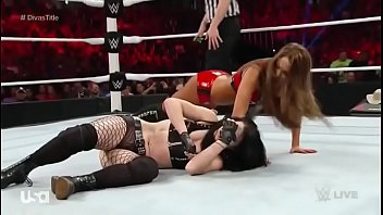 Preview 2 of Bbc Cucks - Nikki Bella vs Paige Raw 3 23 15.