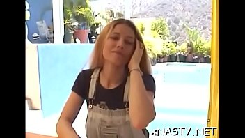 Preview 2 of Behind Tori Strong - Slutty teenager loves taking his lengthy inches unfathomable in her throat