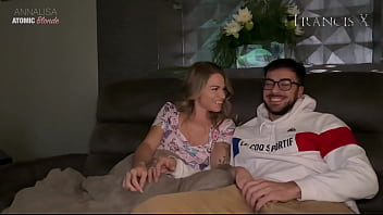 Preview 2 of Alejandra Trevino Xxx - Movie Night? Fine,  But First Lick My Ass and Drain My Balls in Your Mouth