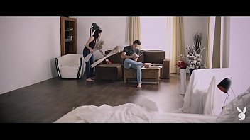 Preview 1 of Www Nxnxx Video Com - European busty babe seduces and fucks her bookworm BF