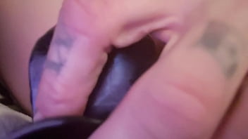 Preview 2 of Fat Hairy Pregnan Black Woman - Str8 guy fucks own ass