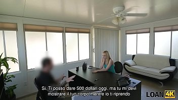 Preview 2 of Www Mam Son Sex - LOAN4K. Una ballerina che baller&agrave_ sul suo cazzo